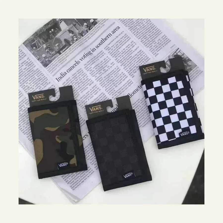 VANS Velcro vertical tri-fold, catalog ID 5945